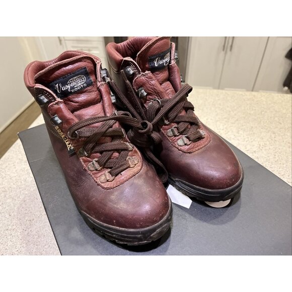 Vtg VASQUE 7936 Skywalk Gore-Tex Hiking Mountaineering Boots Womens Sz 5 M Italy - Picture 2 of 16